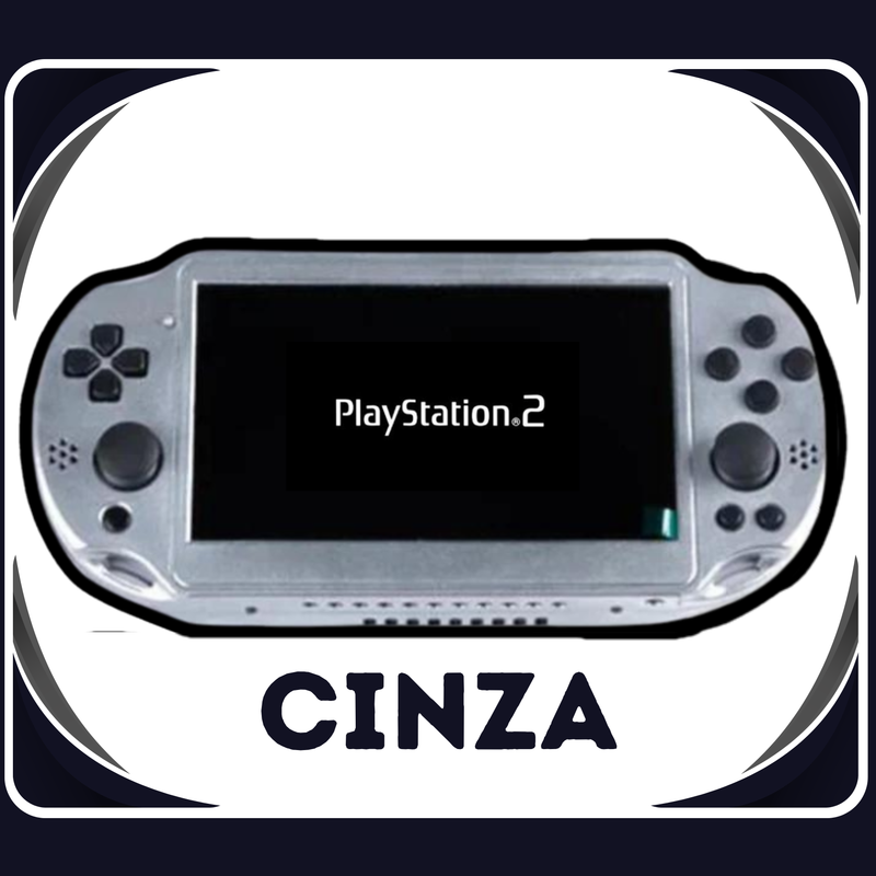 PS2 PORTÁTIL HD + FONE PSN E PEN DRIVE COM 1000 JOGOS DE BRINDE [ULTIMAS UNIDADES🔥]